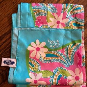 Lilly Pulitzer x Ford silk scarf